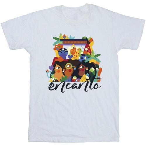 textil Niño Camisetas manga corta Disney Encanto Sisters Blanco