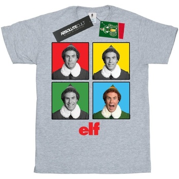 textil Niña Camisetas manga larga Elf Four Faces Gris