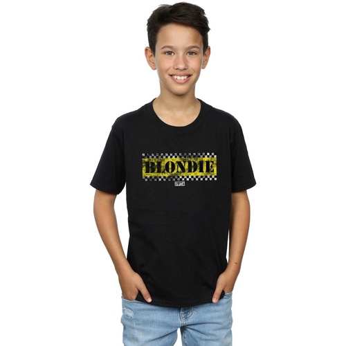 textil Niño Camisetas manga corta Blondie Taxi 74 Negro