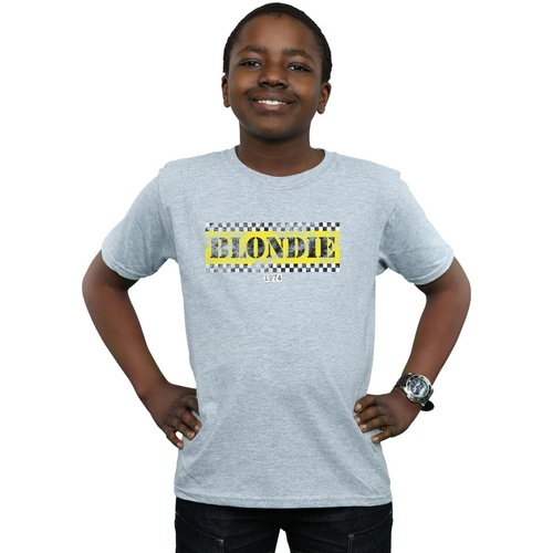 textil Niño Camisetas manga corta Blondie Taxi 74 Gris