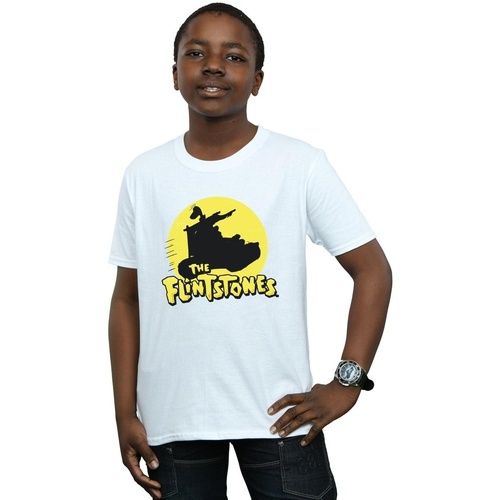 textil Niño Tops y Camisetas The Flintstones BI17662 Blanco