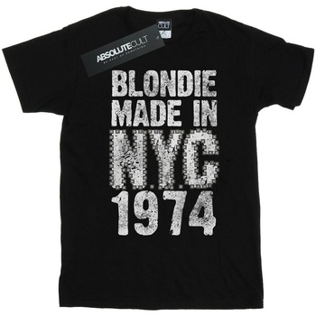 textil Niña Camisetas manga larga Blondie Punk NYC Negro