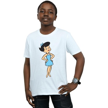 textil Niño Camisetas manga corta The Flintstones  Blanco