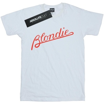 textil Niña Camisetas manga larga Blondie Lines Logo Blanco