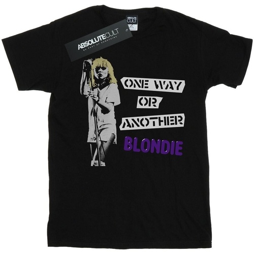 textil Niña Camisetas manga larga Blondie One Way Or Another Negro