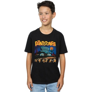 textil Niño Camisetas manga corta The Flintstones Champions Of Bedrock Bowl Negro