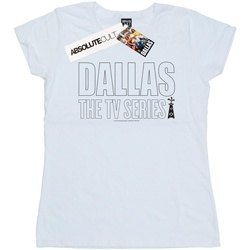 textil Mujer Camisetas manga larga Dallas TV Series Logo Blanco