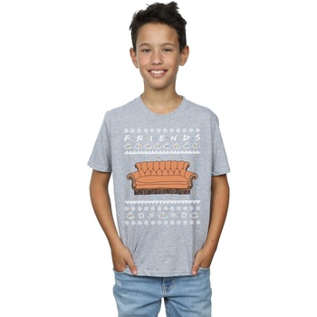 textil Niño Tops y Camisetas Friends Fair Isle Couch Gris