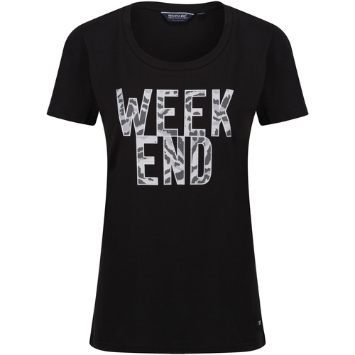 textil Mujer Camisetas manga larga Regatta Filandra VII Week End Negro