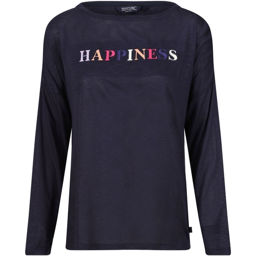 textil Mujer Camisetas manga larga Regatta Carlene Happiness Azul