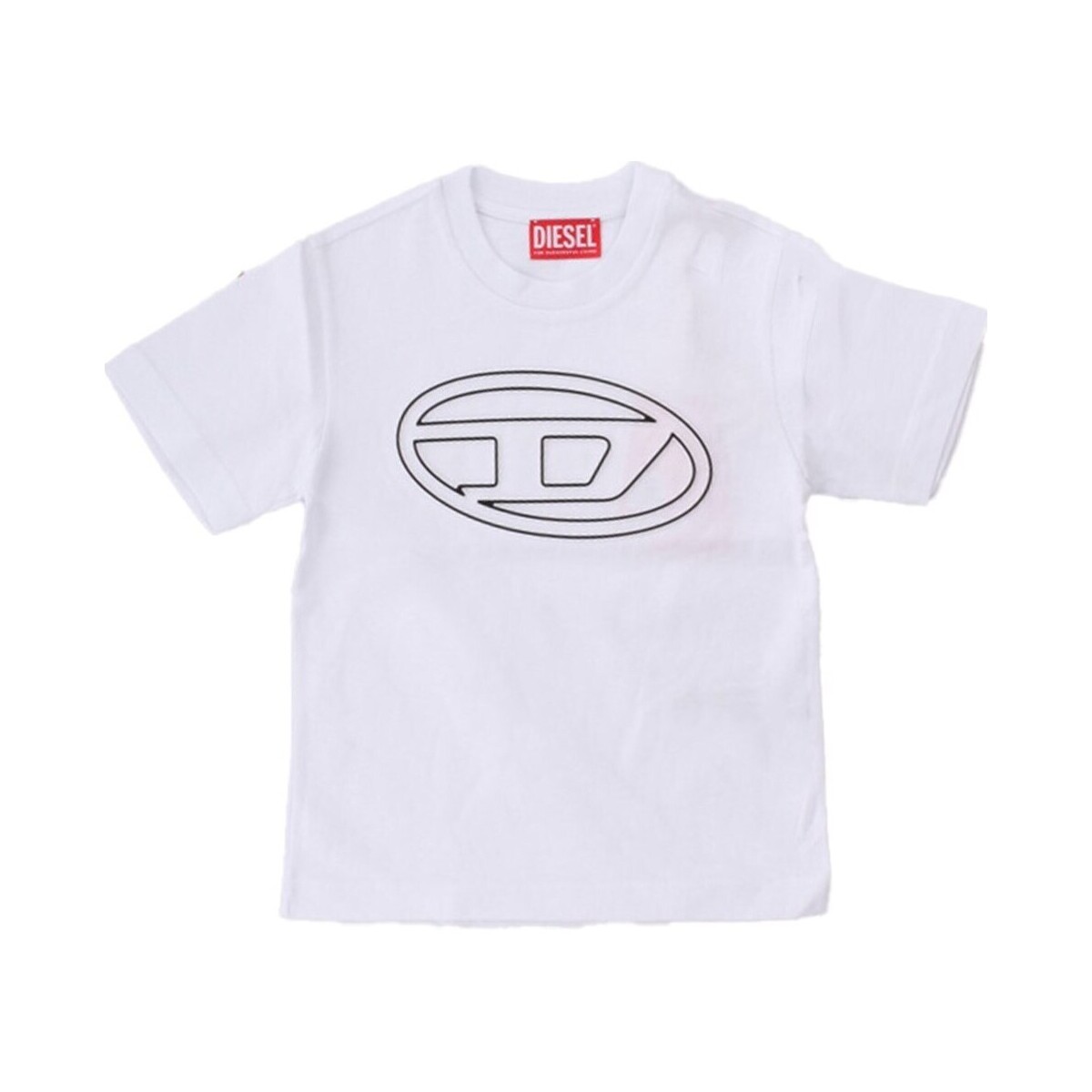 textil Niño Camisetas manga corta Diesel J01788-0BEAF Blanco