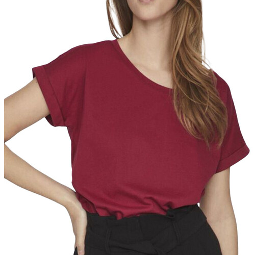 textil Mujer Tops y Camisetas Vila  Rojo