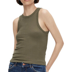 textil Mujer Tops y Camisetas Pieces  Verde