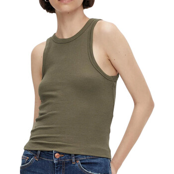 textil Mujer Camisetas sin mangas Pieces  Verde