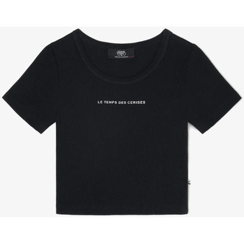 textil Niña Tops y Camisetas Le Temps des Cerises Camiseta YUKONGI Negro