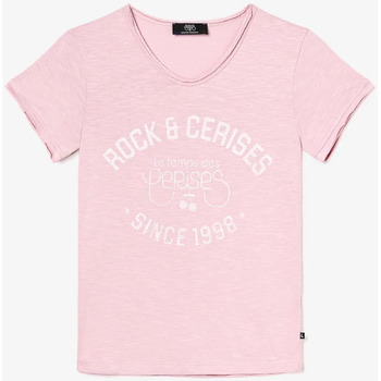 textil Niña Tops y Camisetas Le Temps des Cerises Camiseta AIMEGI Rosa