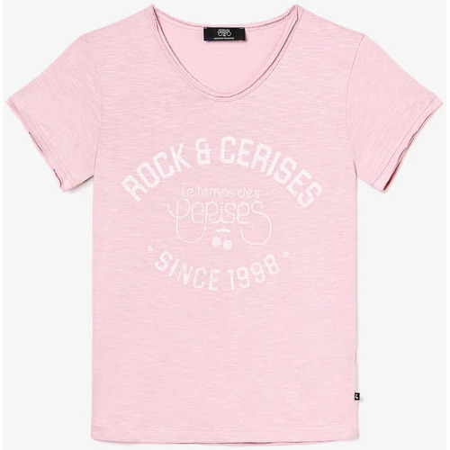 textil Niña Tops y Camisetas Le Temps des Cerises Camiseta AIMEGI Rosa
