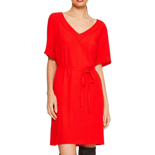 textil Mujer Vestidos Vila  Rojo
