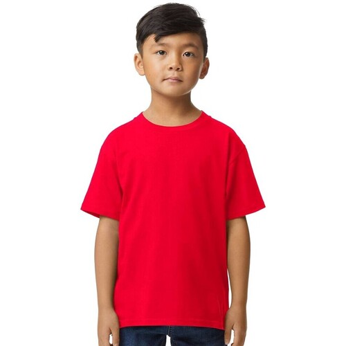textil Niños Camisetas manga corta Gildan 65000B Rojo