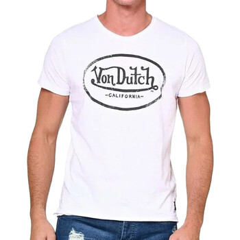 textil Hombre Camisetas manga corta Von Dutch  Blanco