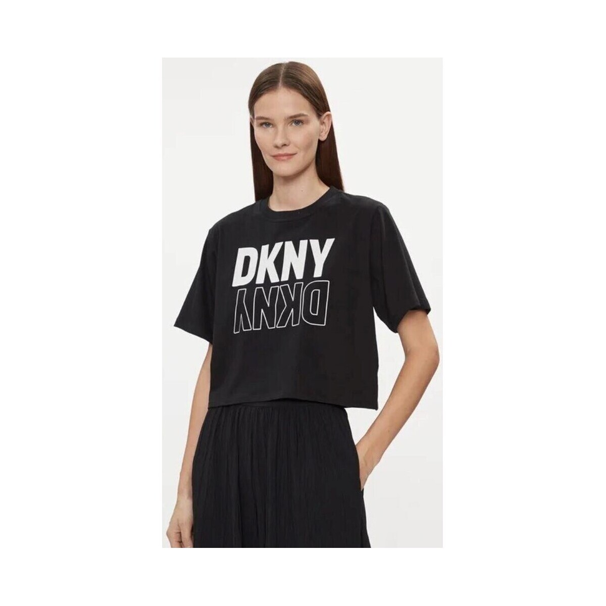 textil Mujer Tops y Camisetas Dkny DP2T8559 Negro