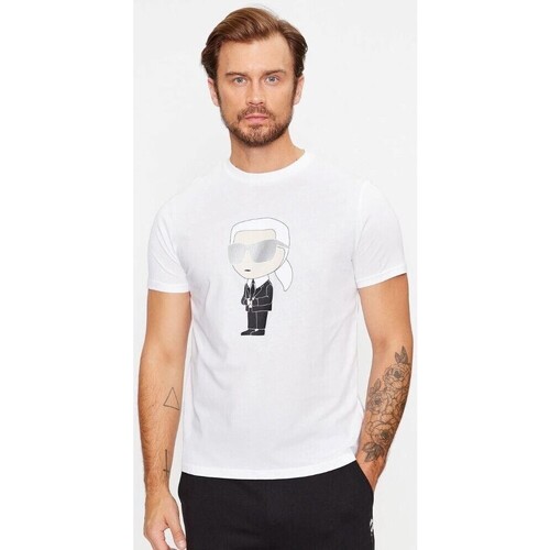 textil Hombre Camisetas manga corta Karl Lagerfeld 500251 755071 Blanco
