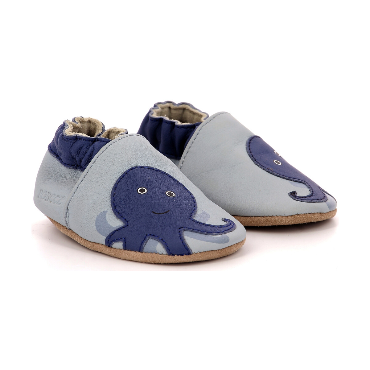 Zapatos Niño Pantuflas para bebé Robeez Weird Octopus Azul