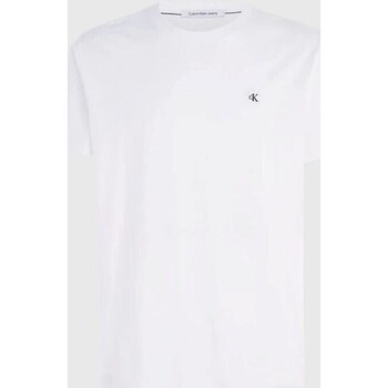 textil Hombre Camisetas manga corta Calvin Klein Jeans J30J325268 Blanco