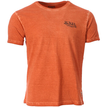 textil Hombre Camisetas manga corta Von Dutch  Naranja