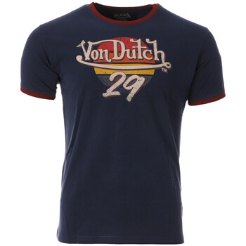 textil Hombre Camisetas manga corta Von Dutch  Azul