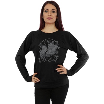 textil Mujer Sudaderas Disney Beauty And The Beast Tale As Old As Time Negro