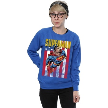 textil Mujer Sudaderas Dc Comics Superman Flight Azul