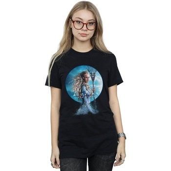 textil Mujer Camisetas manga larga Dc Comics Aquaman Queen Atlanna Negro