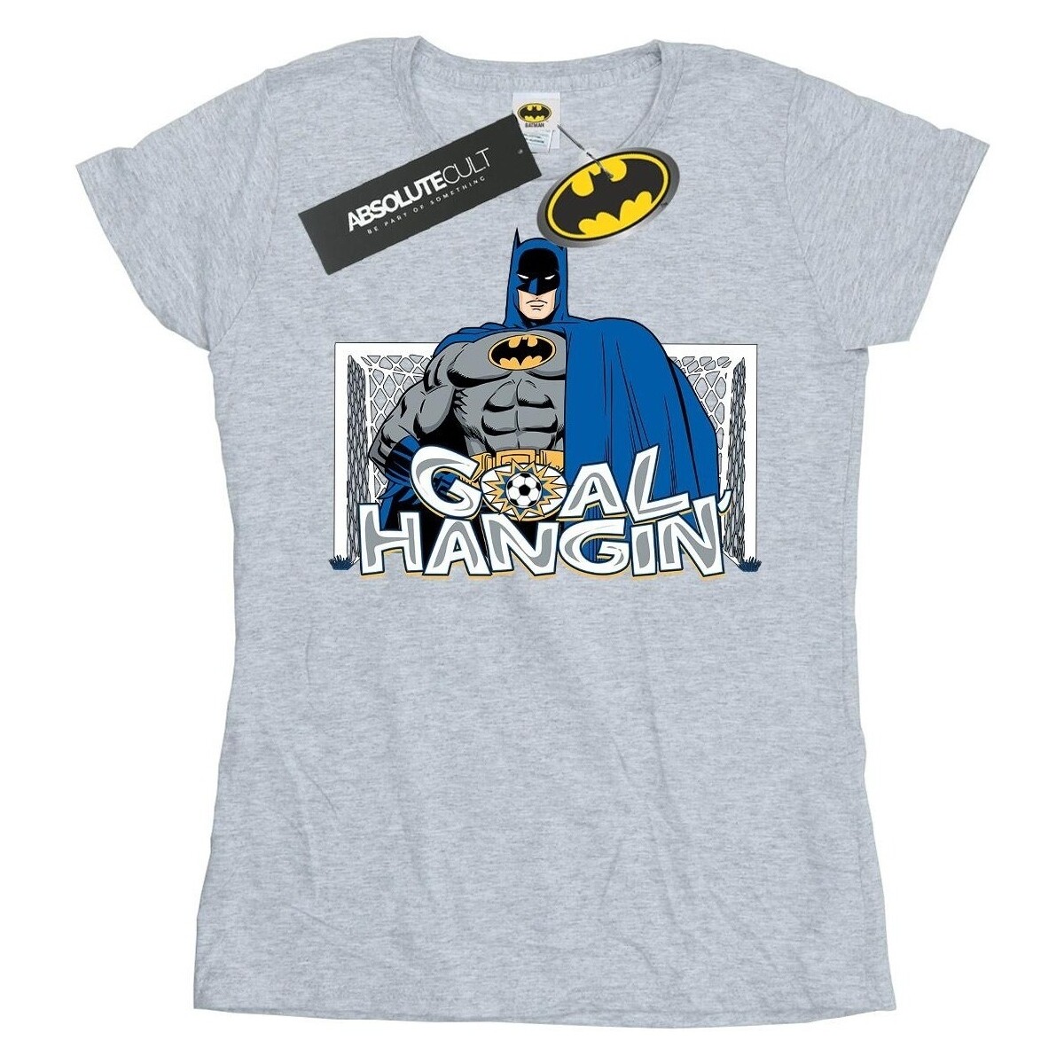 textil Mujer Camisetas manga larga Dc Comics Batman Football Goal Hangin' Gris