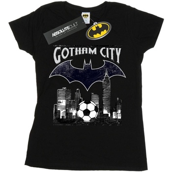 textil Mujer Camisetas manga larga Dc Comics Batman Football Gotham City Negro