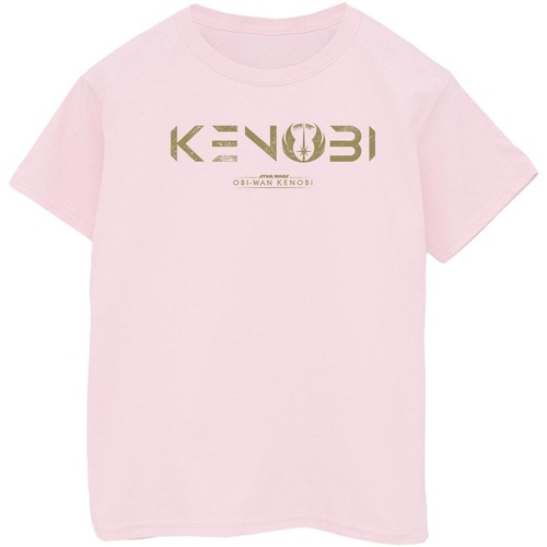 textil Niño Tops y Camisetas Disney Obi-Wan Kenobi Logo Rojo