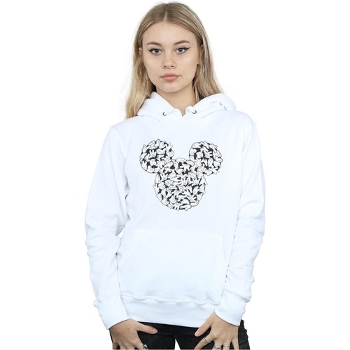 textil Mujer Sudaderas Disney Mickey Mouse Head Of Hands Blanco