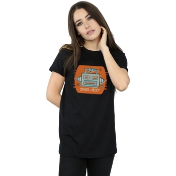 textil Mujer Camisetas manga larga The Big Bang Theory Shel-Bot Icon Negro