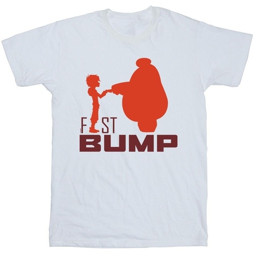 textil Niño Tops y Camisetas Disney Big Hero 6 Baymax Fist Bump Cutout Blanco