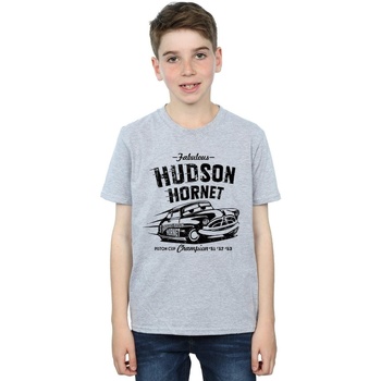 textil Niño Camisetas manga corta Disney Cars Hudson Hornet Gris