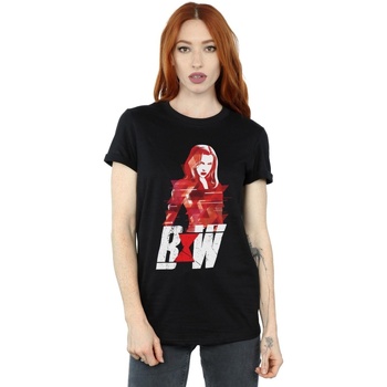 textil Mujer Camisetas manga larga Marvel BI11986 Negro