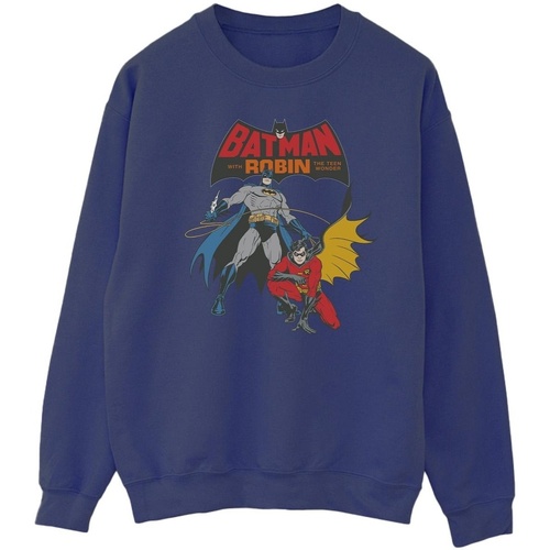 textil Hombre Sudaderas Dc Comics Batman And Robin Azul