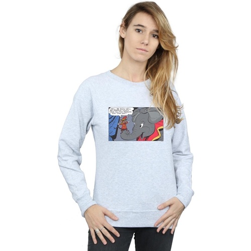 textil Mujer Sudaderas Disney Dumbo Rich And Famous Gris