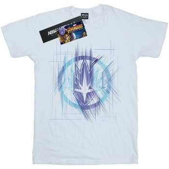 textil Hombre Camisetas manga larga Marvel Avengers Infinity War Guardian Lines Blanco