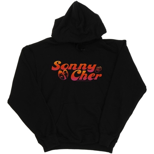 textil Mujer Sudaderas Sonny & Cher Gradient Logo Negro
