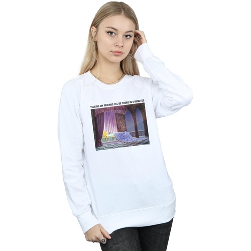 textil Mujer Sudaderas Disney Sleeping Beauty I'll Be There In 5 Blanco