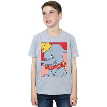 textil Niño Camisetas manga corta Disney Dumbo Portrait Gris