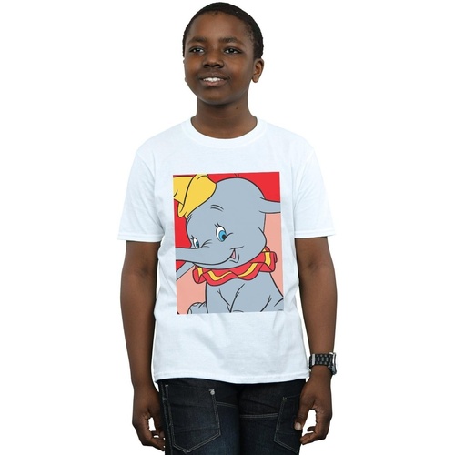 textil Niño Camisetas manga corta Disney Dumbo Portrait Blanco
