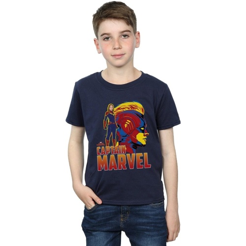textil Niño Camisetas manga corta Marvel Captain  Character Azul