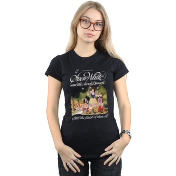 textil Mujer Camisetas manga larga Disney Snow White And The Seven Dwarfs Negro